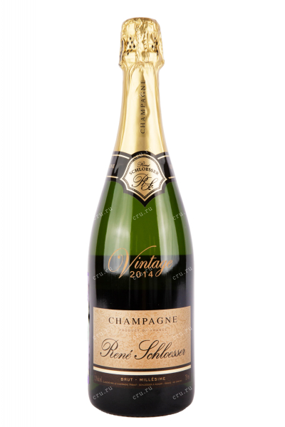 Шампанское Rene Schloesser Brut Millesime Vintage 2014 0.75 л