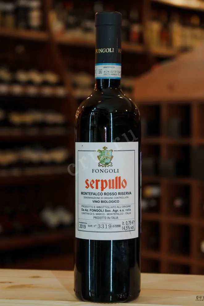 В магазине Крю Профи Fongoli Serpullo Montefalco Rosso Riserva DOC 2019 0.75 л