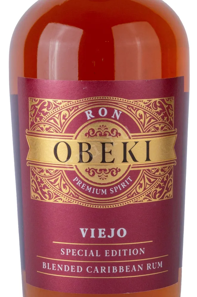 Этикетка Obeki  Ron Viejo 0.7 л