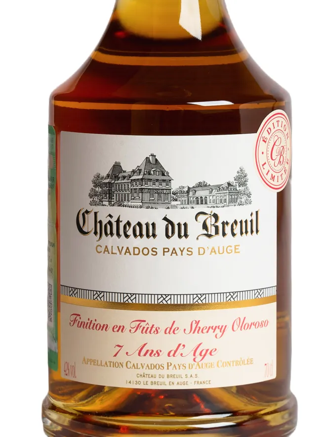 Этикетка Chateau du Breuil Finition en Futs d Sherry Oloroso 7 Ans d’Age 0.7 л