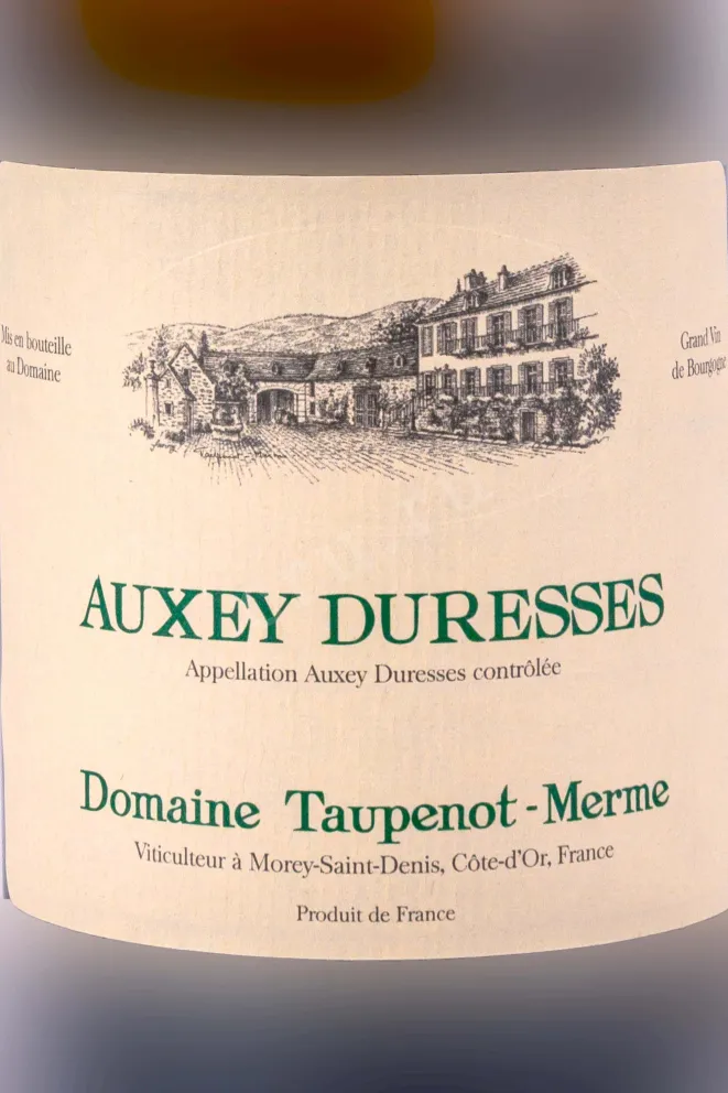 Этикетка Domaine Taupenot-Merme Auxey Duresses 2022 0.75 л
