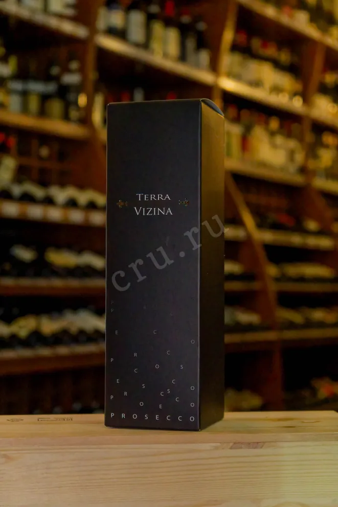 В магазине Крю Профи Prosecco Superiore Conegliano Valdobbiadene Extra Dry Terra Vizina in gift box 2021 0.75 л
