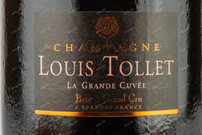 Этикетка Louis Tollet La Grande Cuvee Grand Brut 0,75 л