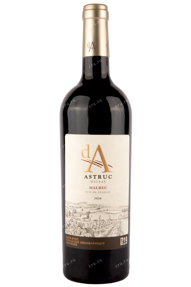Вино Domaines Astruc Malbec 2019 0.75 л