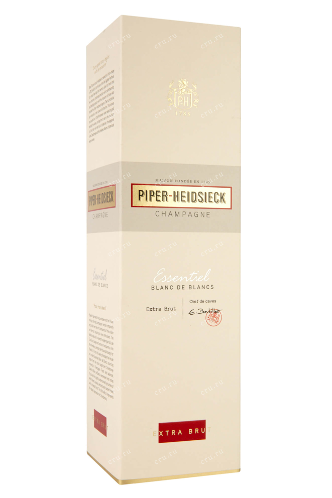 Подарочная коробка Piper Heidesick Essentiel Blanc de Blancs  2016 0,75 л
