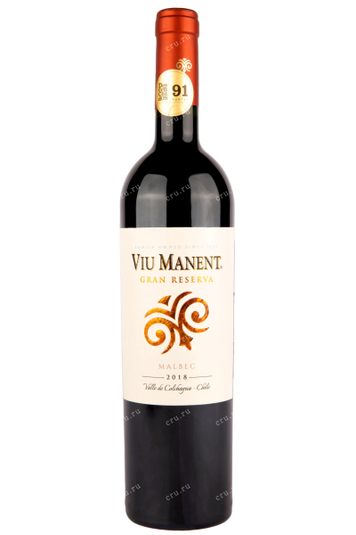 Вино Viu Manent Gran Reserva Malbec 2021 0.75 л