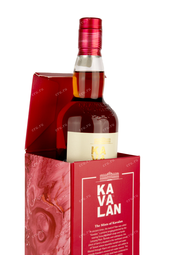 Виски Кавалан Трипл Шерри Каск 0,7 в подарочной коробке