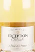 Этикетка Mailly Exception Blanche Grand Cru Blanc de Blancs  with gift box 2016 0.75 л