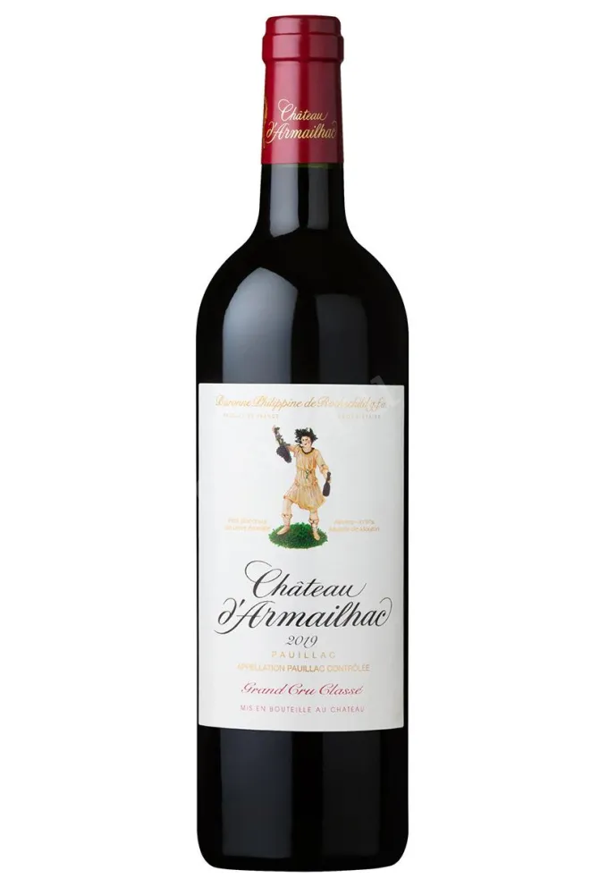 Вино Chateau d'Armailhac Grand Cru Classe Pauillac AOC 2019 0.75 л