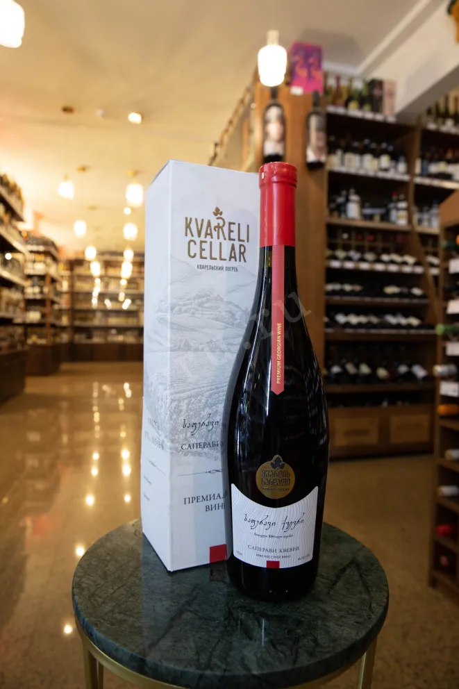 В магазине Крю Профи Kvareli Cellar Saperavi Qvevri in gift box 2019 0.75 л