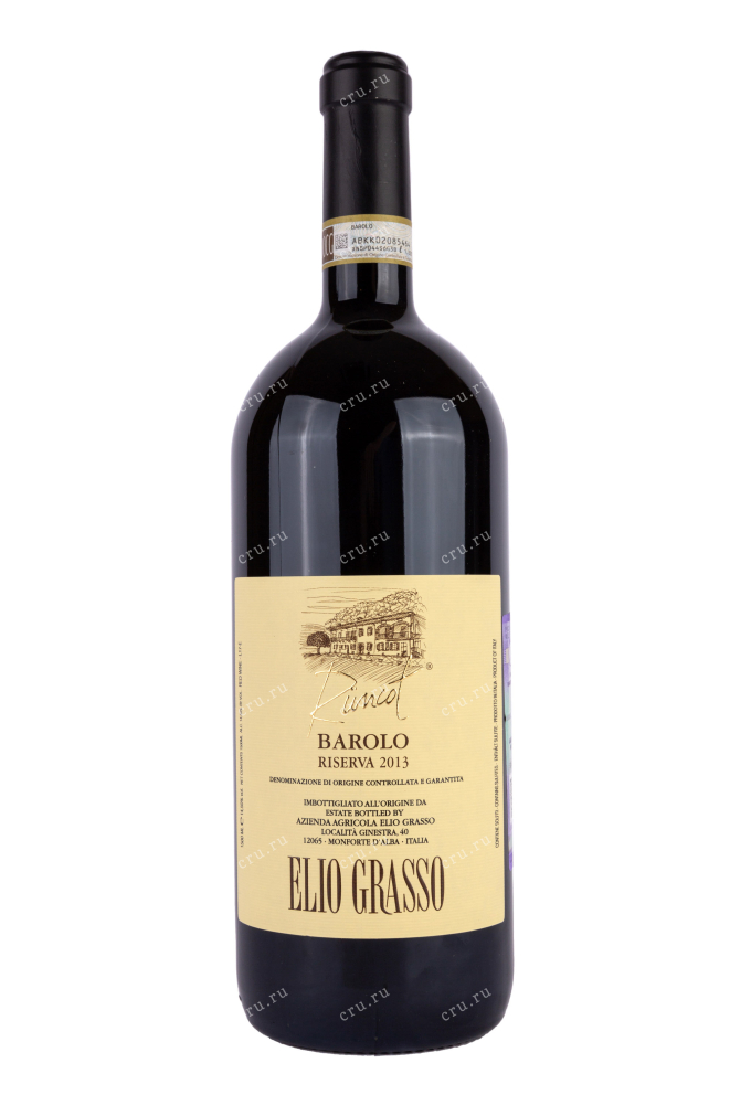 Бутылка Barolo Runcot Riserva Elio Grasso wooden box 2013 1.5 л