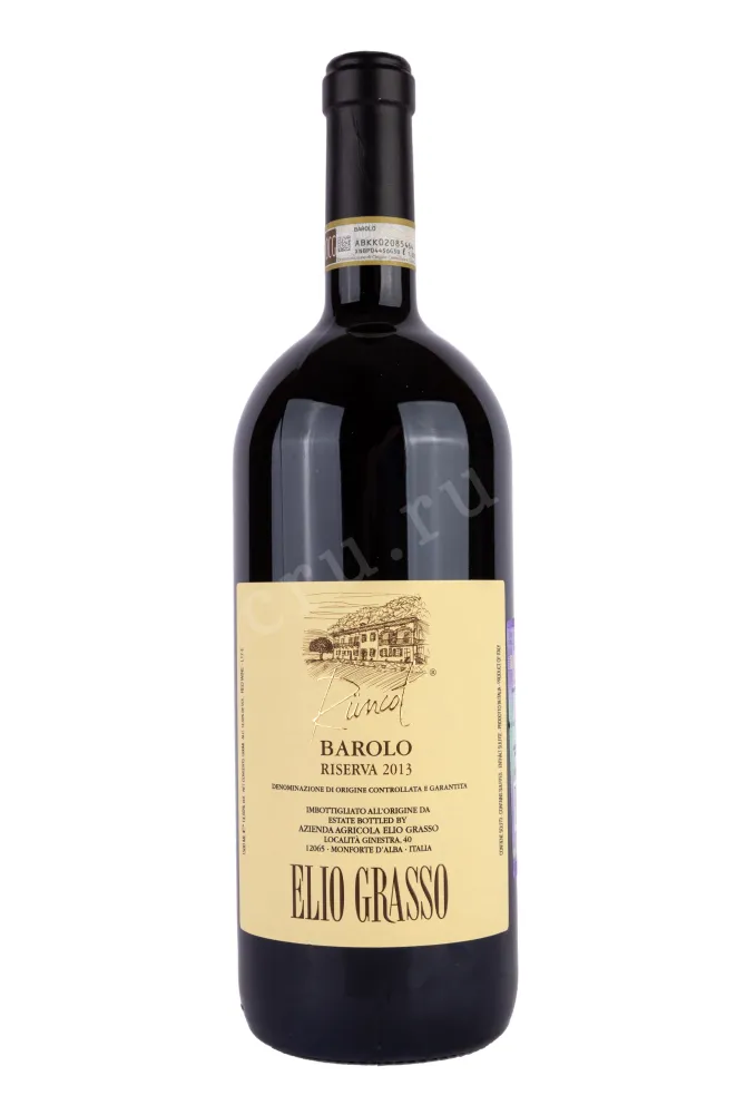 Бутылка Barolo Runcot Riserva Elio Grasso wooden box 2013 1.5 л