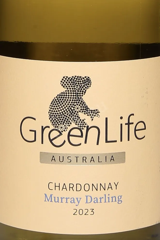 Этикетка GreenLife Chardonnay Murray Darling 2023 0.75 л