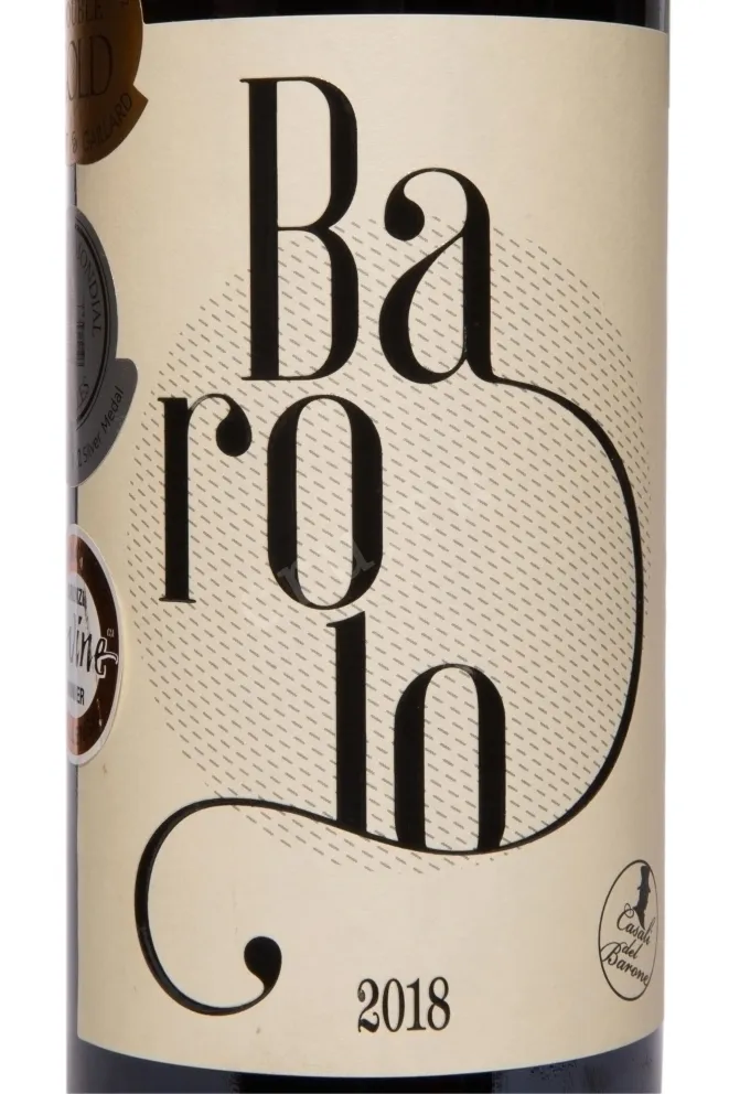 Этикетка Casali del Barone Barolo DOCG 2018 0.75 л