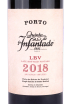 Этикетка Porto LBV Quinta do Infantado gift box 2018 0.75 л