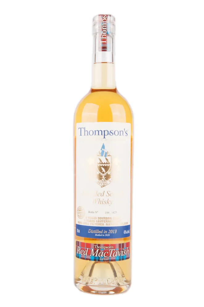 Бутылка виски Thompsons Blended Scotch 0.7