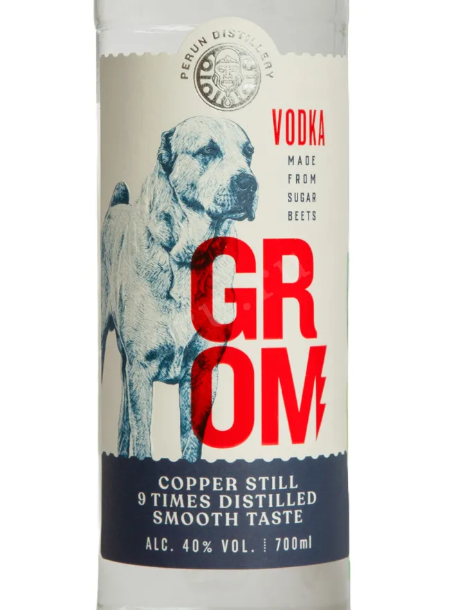 Этикетка Perun GROM 0.7 л