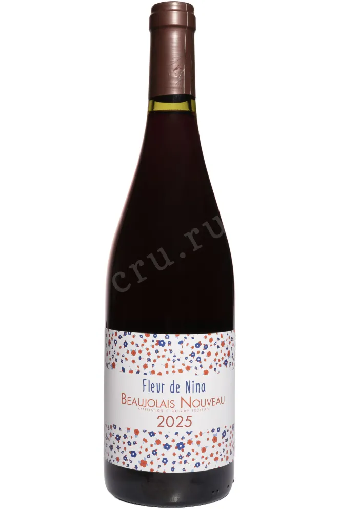 Вино Francois Martenot Fleur de Nina Beaujolais Nouveau AOC 2025 0.75 л