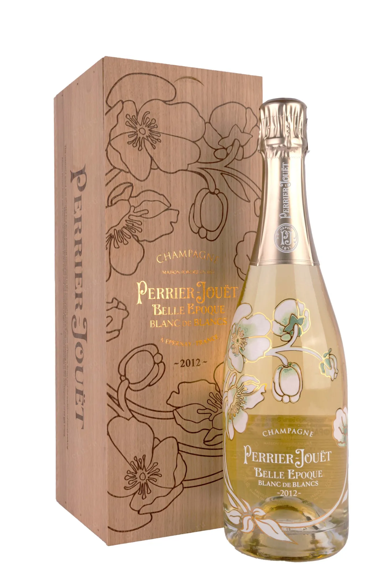 Фото — Шампанское Perrier-Jouet Belle Epoque Blanc de Blanc with gift box 2012 0.75 л