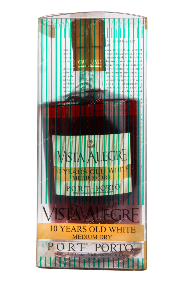 Бутылка в коробке портвейна Виста Алегре 10 лет Олд Уайт 0.5 л