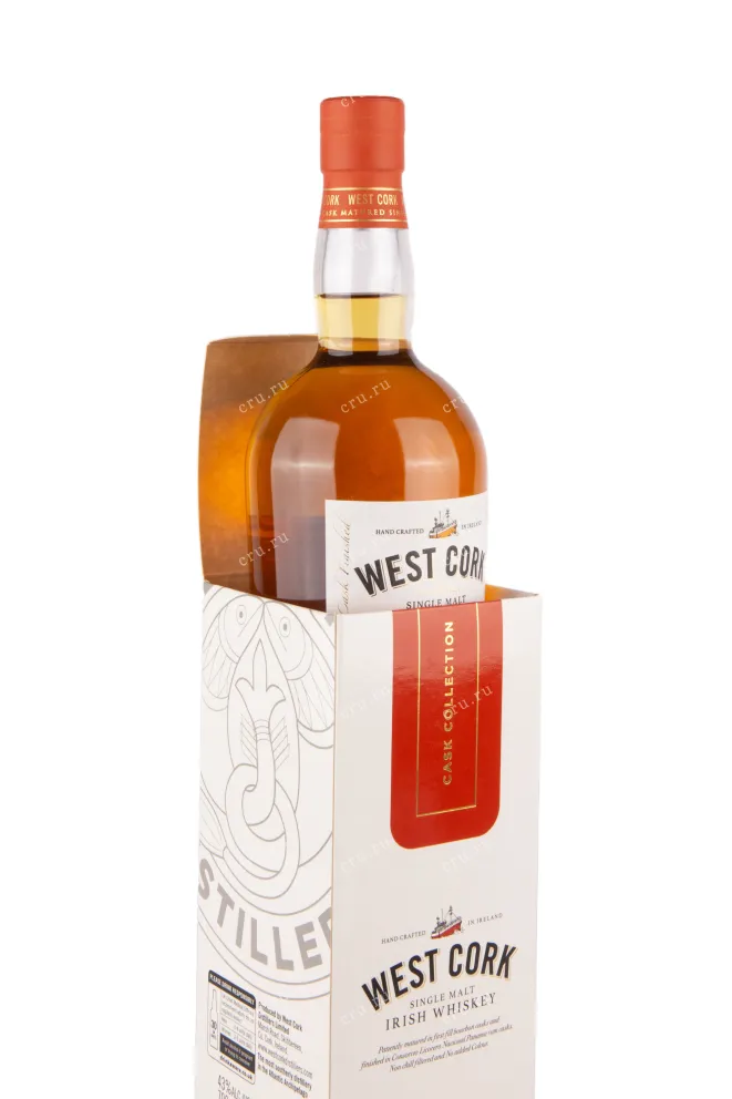 Виски West Cork Rum Cask gift box  0.7 л
