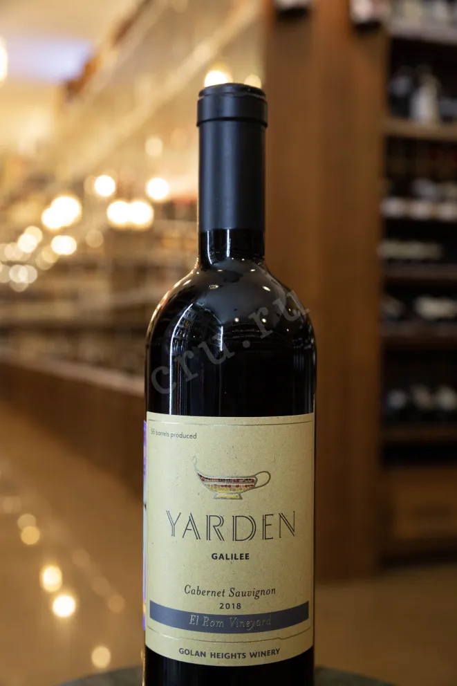 В магазине Крю Профи Yarden Cabernet Sauvignon El Rom Vineyard gift box 2018 0.75 л