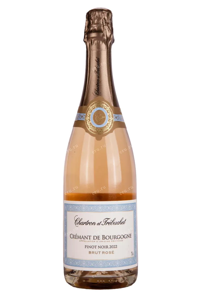 Бутылка Chartron et Trebuchet Cremant de Bourgogne Pinot Noir in gift box 2022 0.75 л