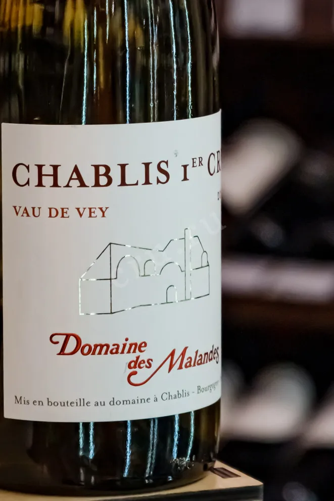 В магазине Крю Профи Domaine des Malandes Chablis Premier Cru Vau de Vey 2023 0.75 л