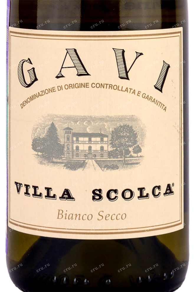 Этикетка La Scolca Gavi Villa Scolca 2022 0.375 л
