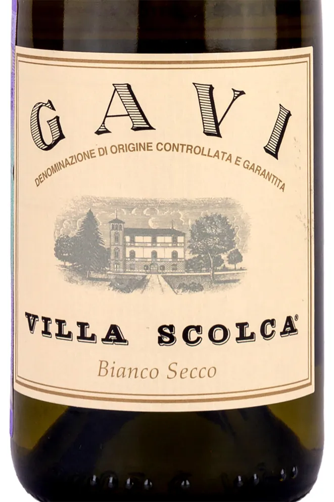 Этикетка La Scolca Gavi Villa Scolca 2022 0.375 л