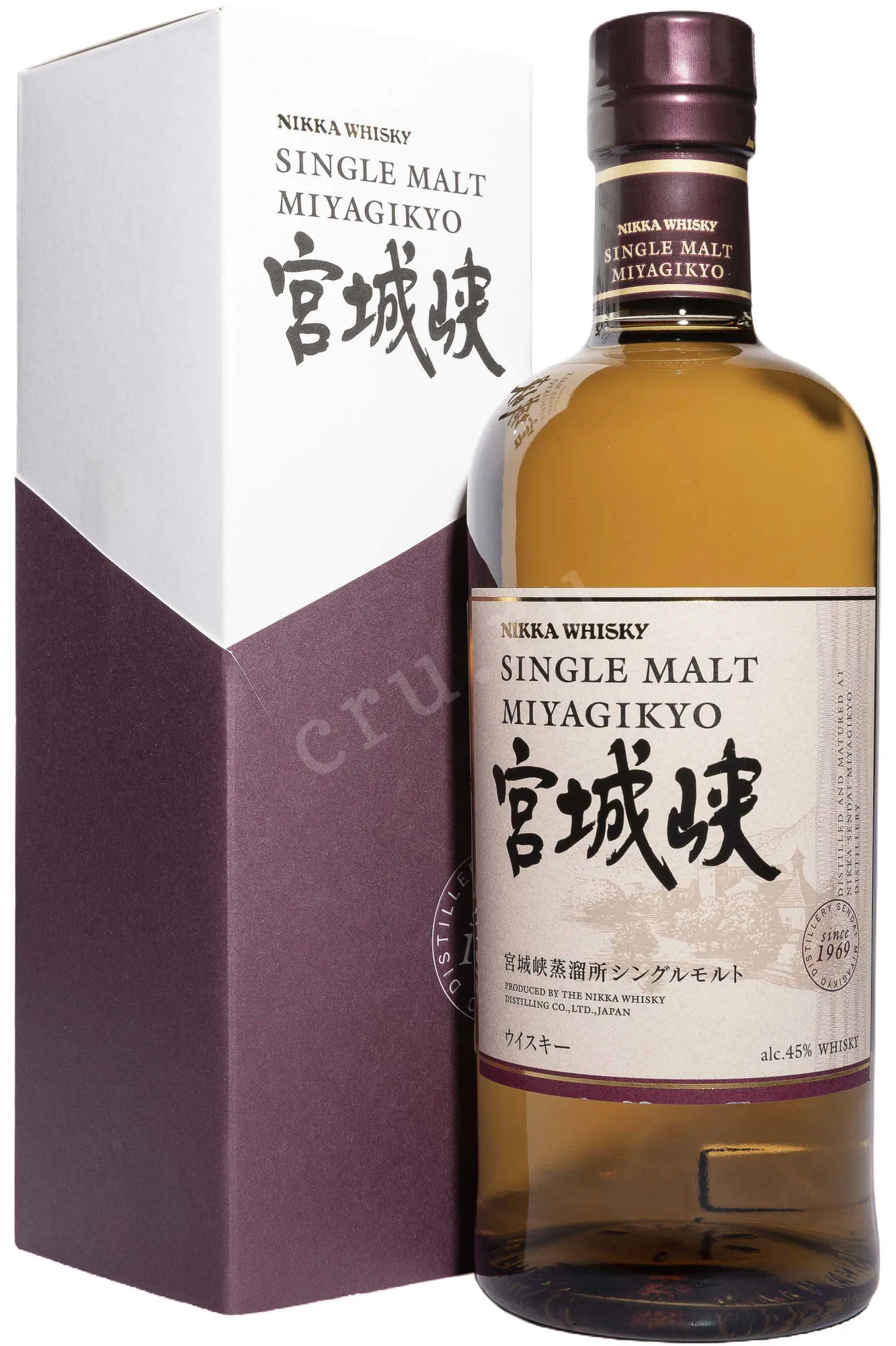 Nikka Miyagikyo Single Malt gift box 0.7 л купить - Японский виски