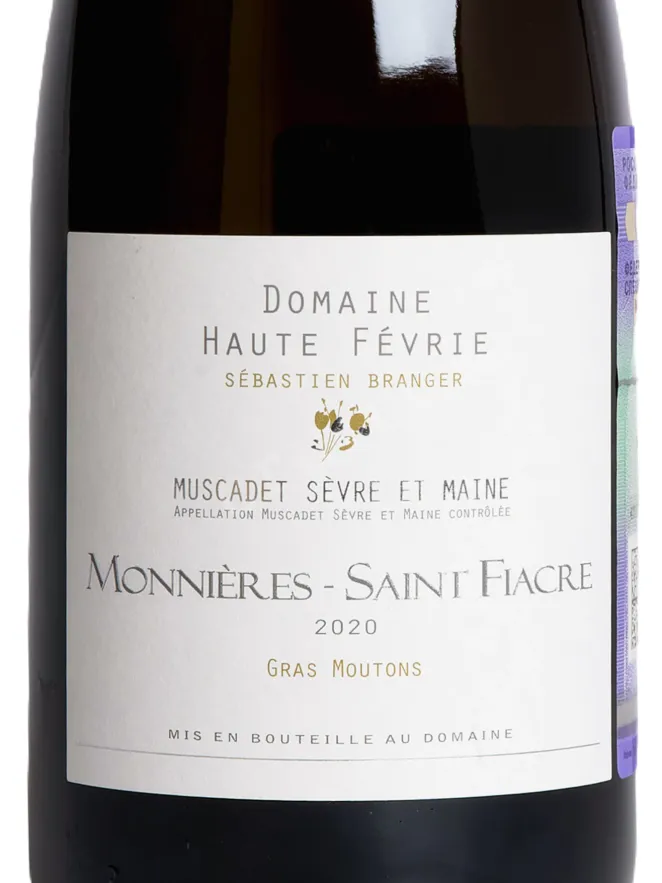 Этикетка Domaine Haute Fevrie Monnieres-Saint Fiacre 2018 0.75 л