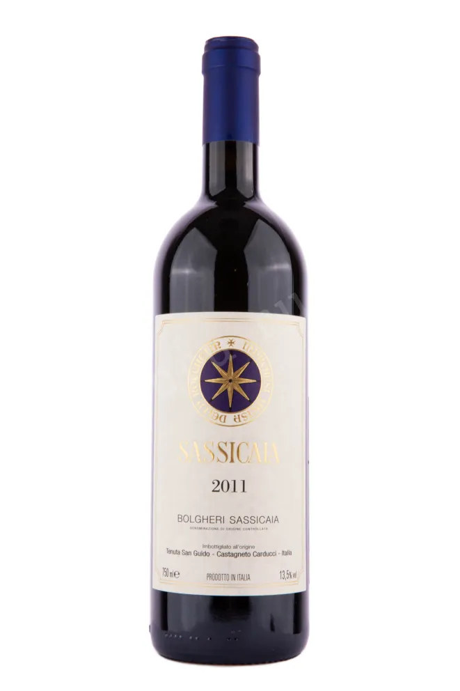 Вино Sassicaia 2011 0.75 л