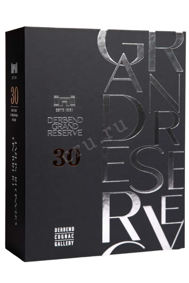 Подарочная коробка Derbend Grand Reserve 30 years in gift box 0.75 л
