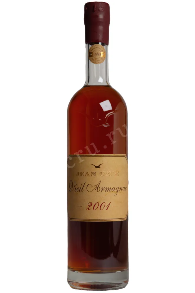 Бутылка Jean Cave Vieil Armagnac 2001 AOC wooden box 2001 0.7 л