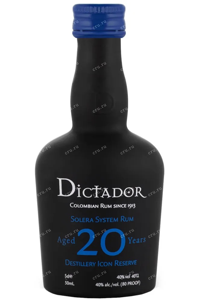 Ром Dictador 20 years  0.05 л