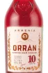 Этикетка Orran 10 years old in gift box 0.5 л
