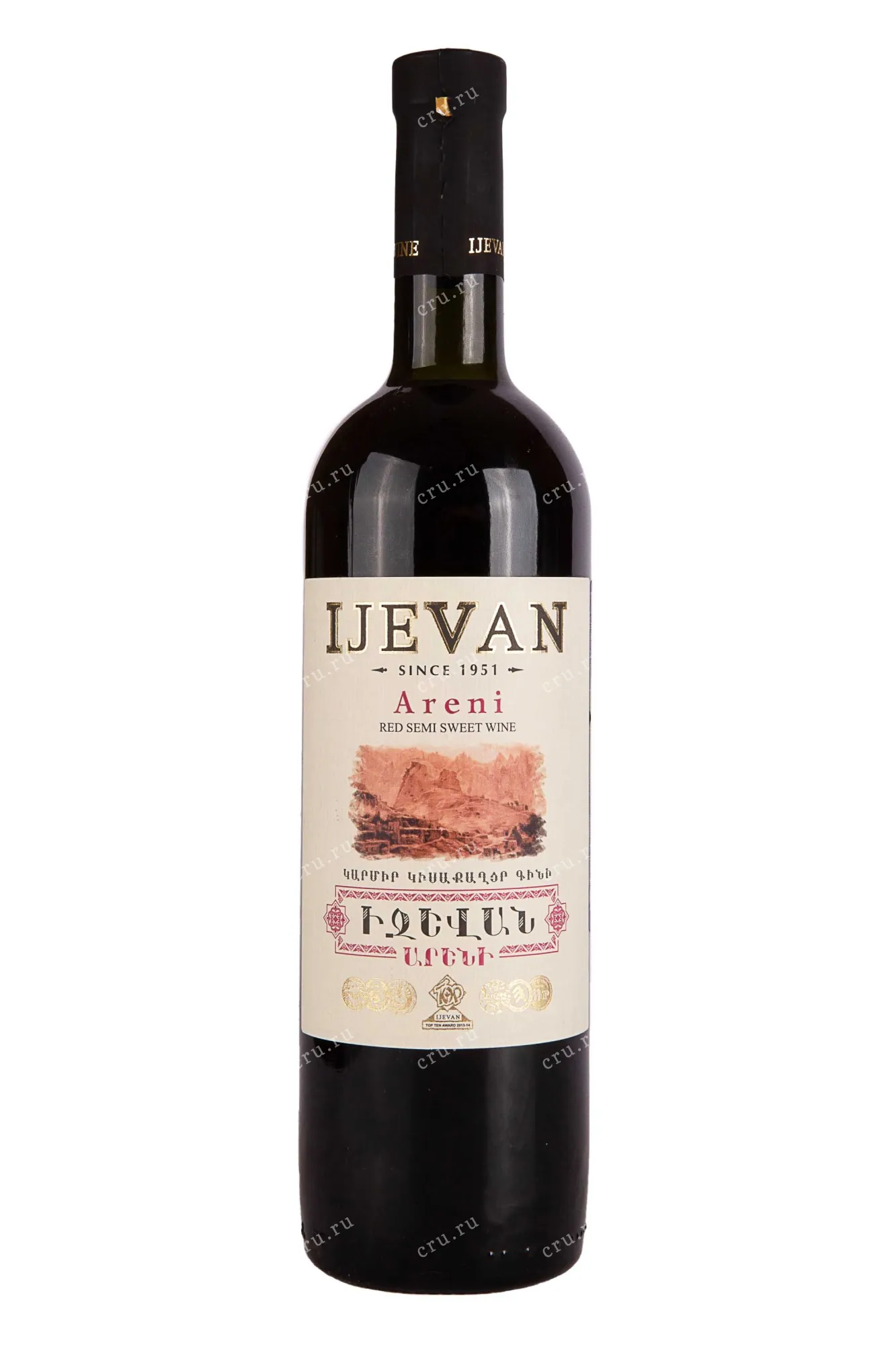 Фото — Вино Ijevan Areni red semi-sweet 0.75 л
