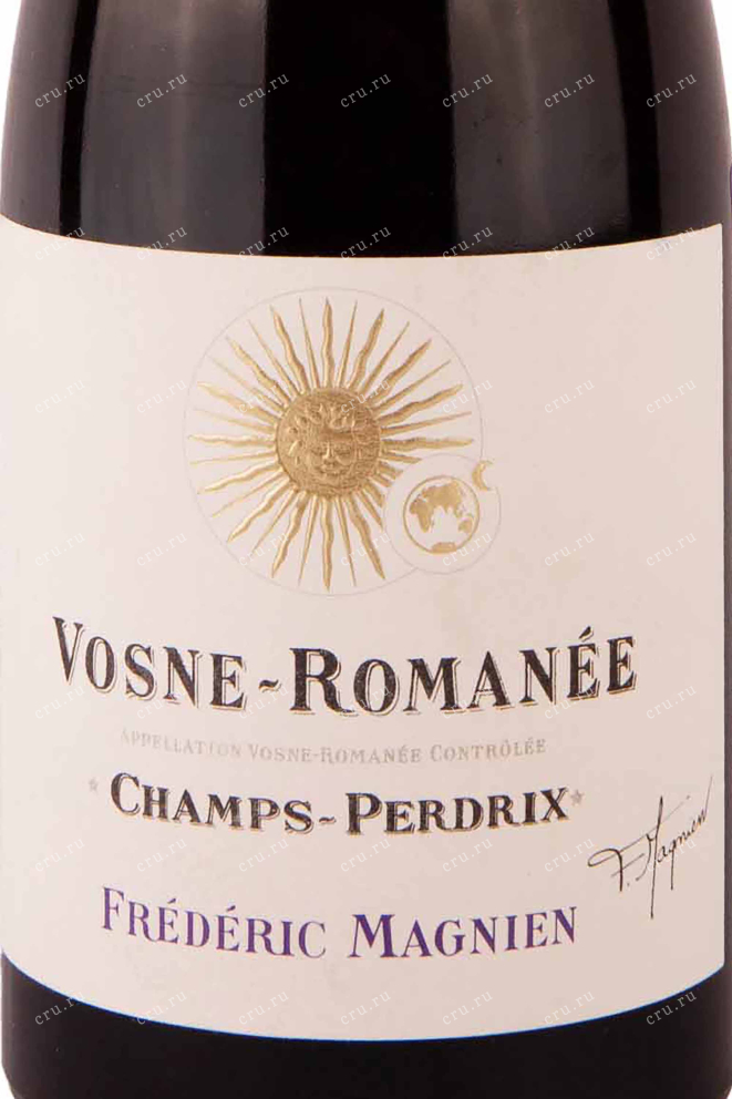 Этикетка Frederic Magnien Vosne-Romanee Champs Perdrix 2019 0.75 л