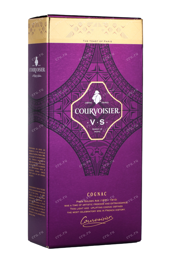 Подарочная коробка Courvoisier VS 0.5 л
