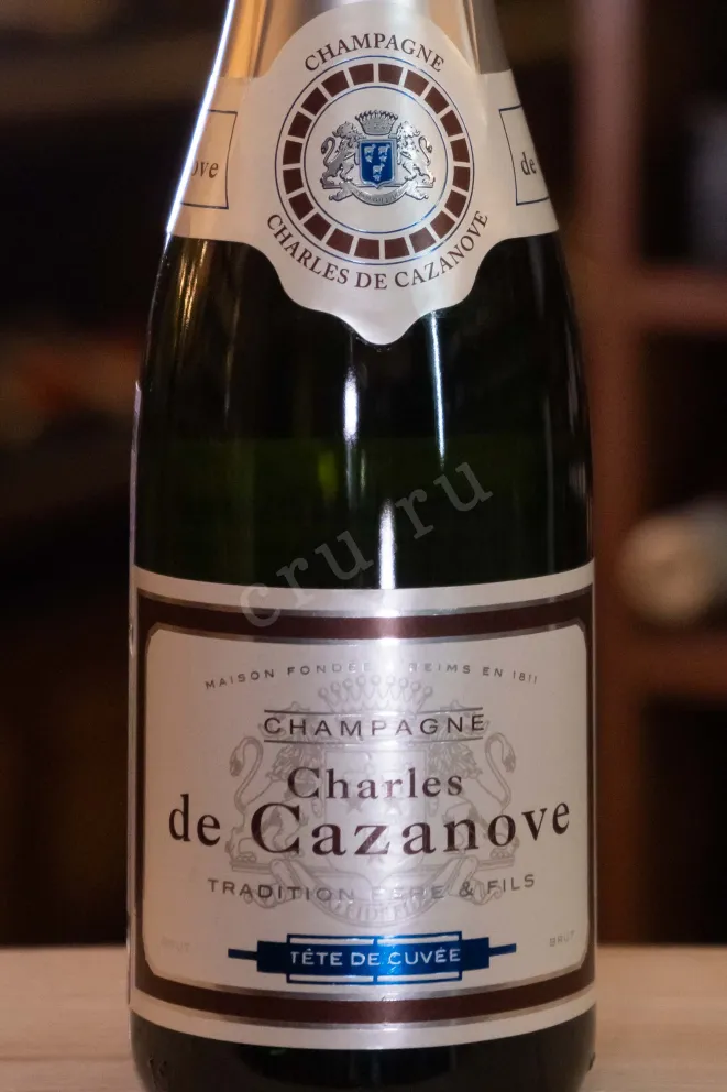 В магазине Крю Профи Charles de Cazanove Tradition Brut 2019 0.375 л