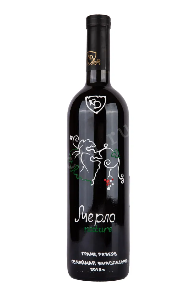 Вино Константин Дзитоев Мерло Гранд Резерв 2021 0.75 л