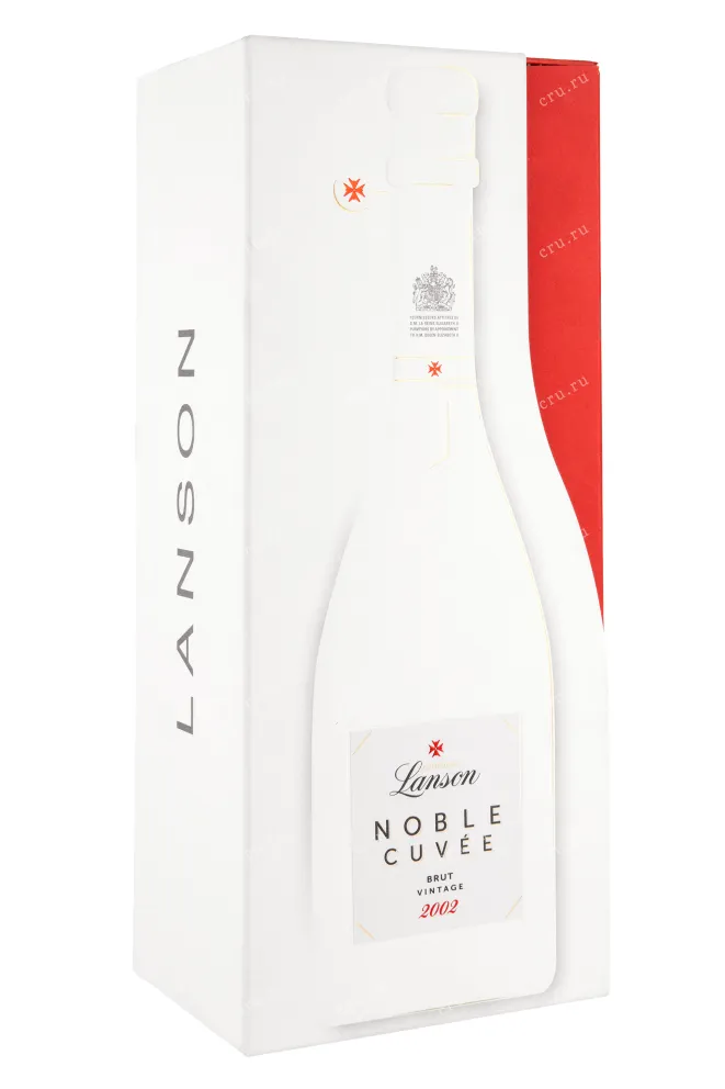 Подарочная коробка игристого вина Noble Cuvee de Lanson Brut gift box 0.75 л