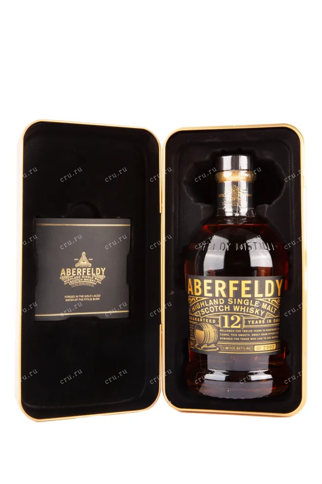 Виски Aberfeldy 12 Years Old metal box  0.7 л