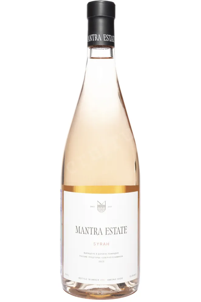 Вино Мантра Естейт Сира Розе 2023 0.75 л