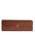 Gift Red Wooden Box For Bordeaux Bottle