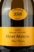 Этикетка Cava Grand Cuvee Mont Marcal Brut Reserva  0.75 л