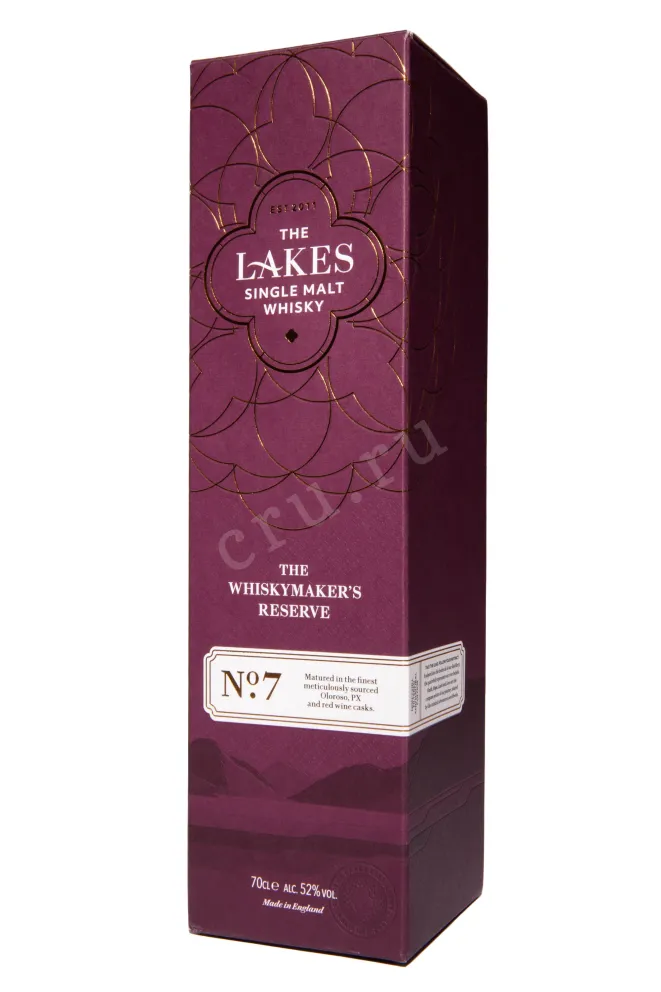 Подарочная коробка The Lakes The Whiskymaker's Reserve №7 Single Malt in gift box 0.7 л