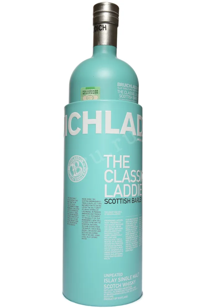 В подарочной коробке Bruichladdich The Classic Laddie Scottish Barley in tube 0.7 л