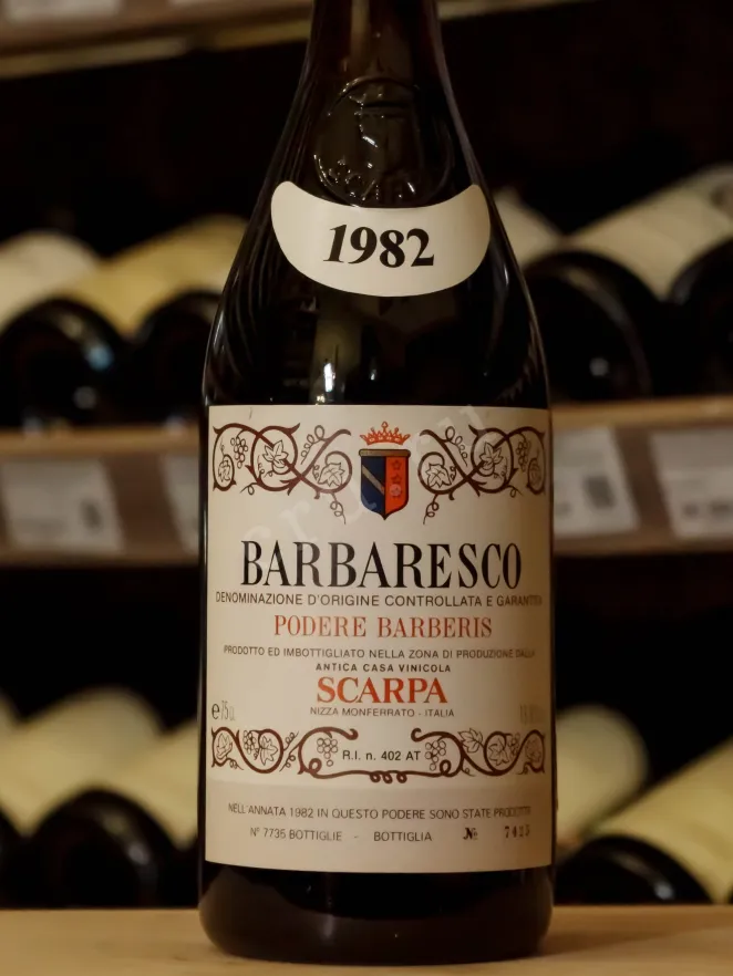 В магазине Крю Профи Scarpa Podere Barberis Barbaresco DOCG 1982 0.75 л
